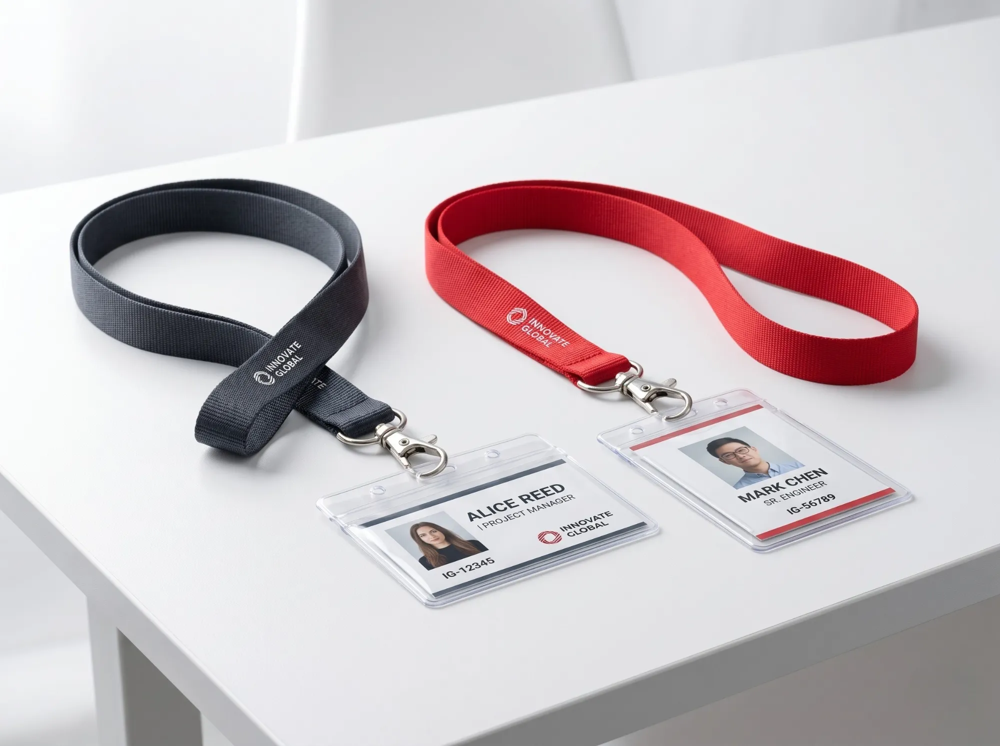 Portagafetes y Lanyards